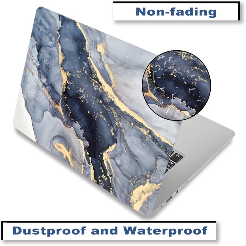 ARTSO Laptop Skin Sticker Decal, 12" 13" 13.3" 14" 15" 15.4" 15.6 inch Laptop Universal Netbook PC Notebook Vinyl Reusable Skin Sticker Cover Art Case Protector Personalized,Gilt Marble - Image 3
